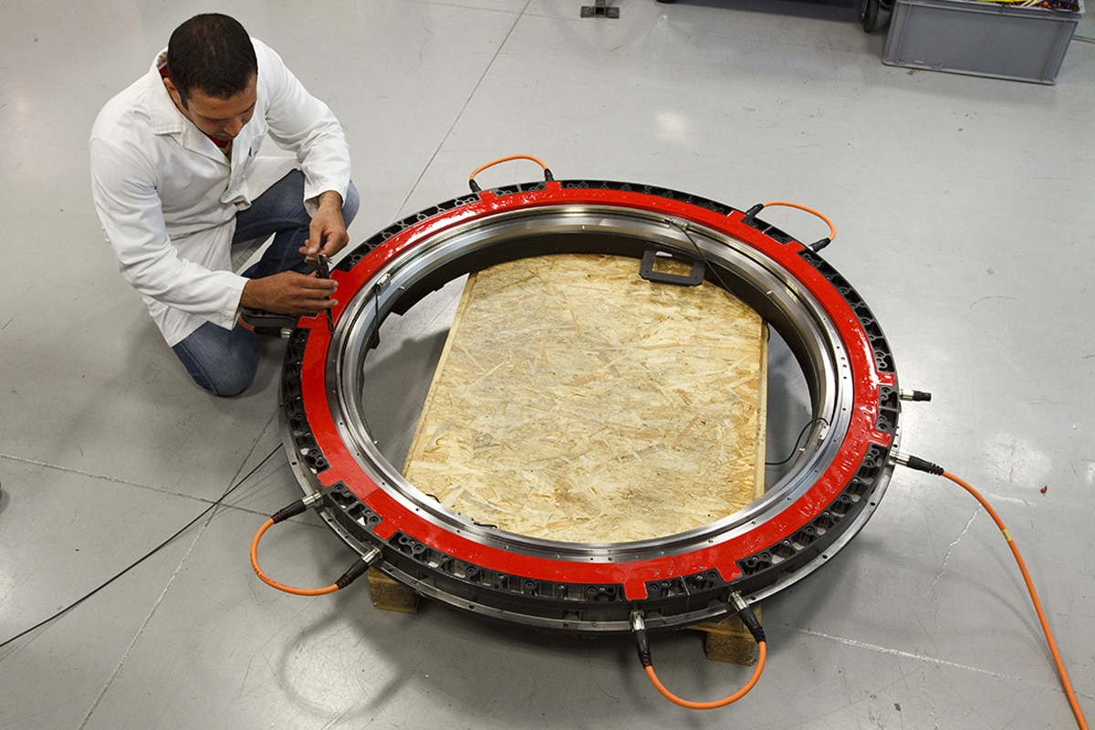 Large low speed direct drive generators for wind generators