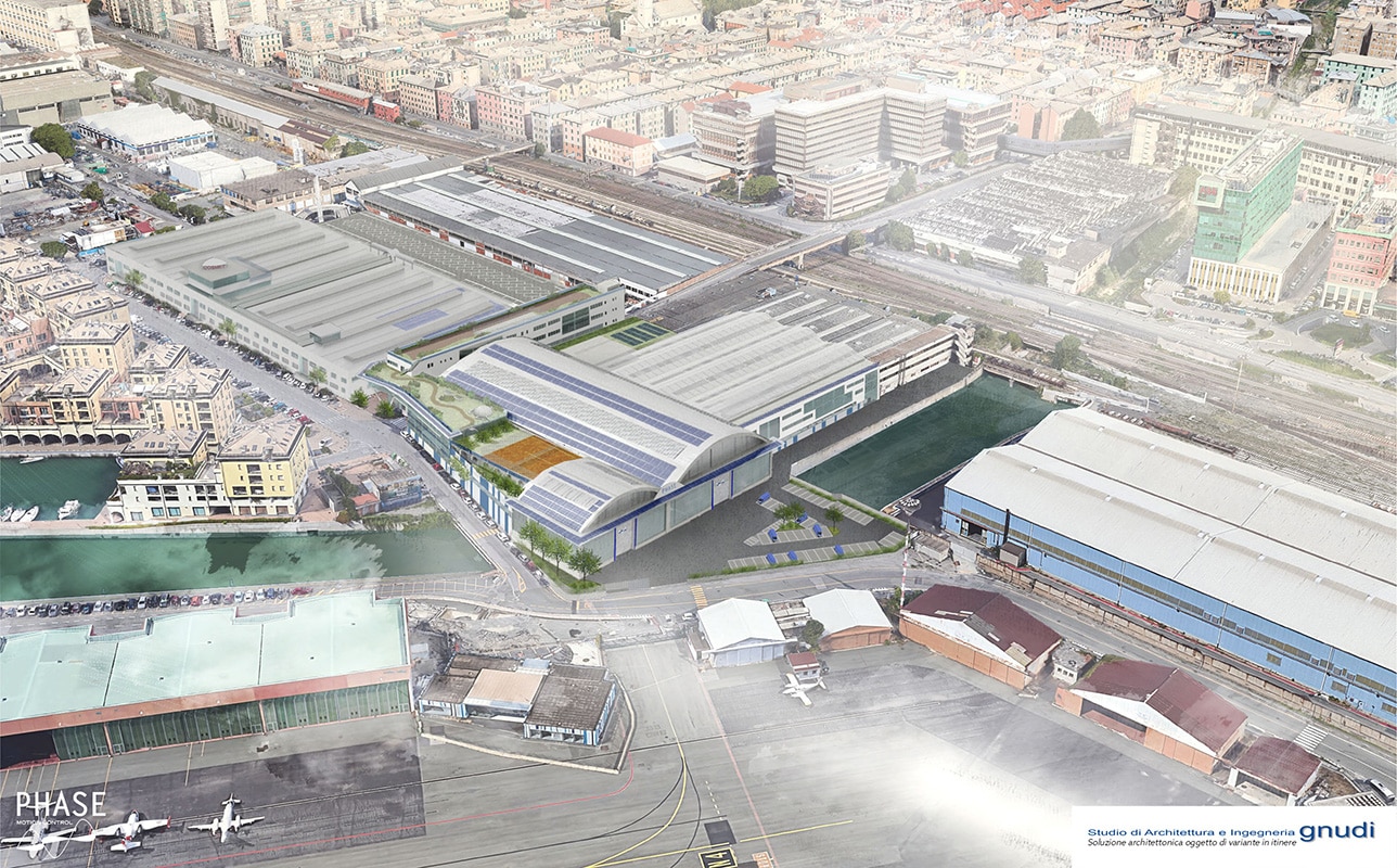 Phase Motion Control new development centre on energy control is located in the former Piaggio Aerospace Genoa airport