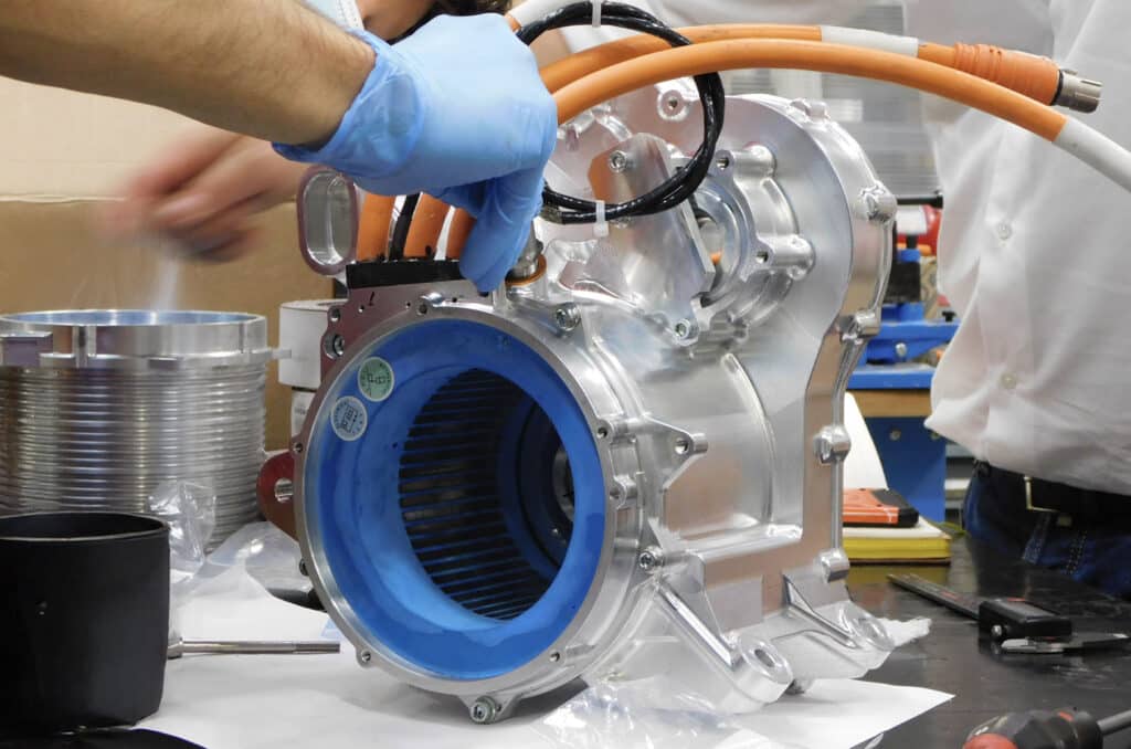 high torque density electric motor for industrial applications